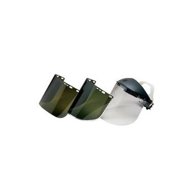 Jackson Safety F40 Propionate Faceshield, 915-63, Uncoated, Dark Green, Unbound, 15.5 in L x 9 in (138-29086)