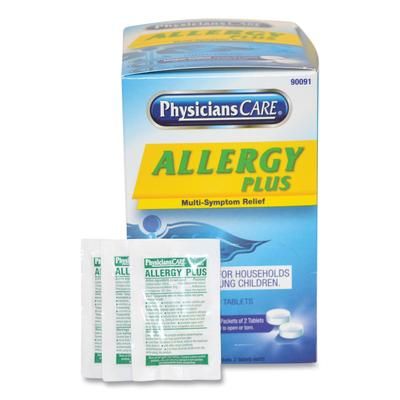PhysiciansCare Allergy Antihistamine Medication, Two-Pack, 50 Packs/Box (ACM90091)
