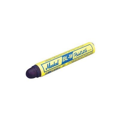 Markal BL-W Paintstik Marker, 11/16 in dia x 4-3/4 in L, Blue (434-80735)