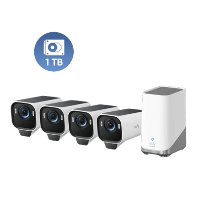 eufyCam S3 Pro 4-Cam Kit + 1 TB Hard Drive