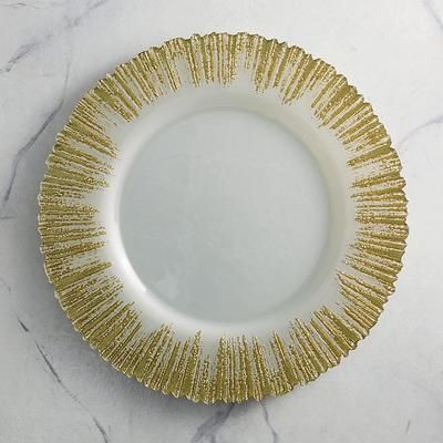 Set of 2 Gianna Glass Charger - Frontgate