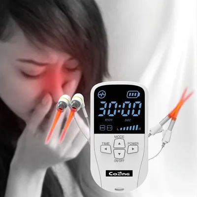 Tinnitus Ear Laser Therapy 650nm Irradiation Laser Physiotherapy Earplug Otitis Media Deafness Treatment USB Interface