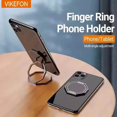 360° Rotatable Mobile Phone Foldable Stand Ultra-thin Phone Ring Stand Multi Angle Portable Desktop