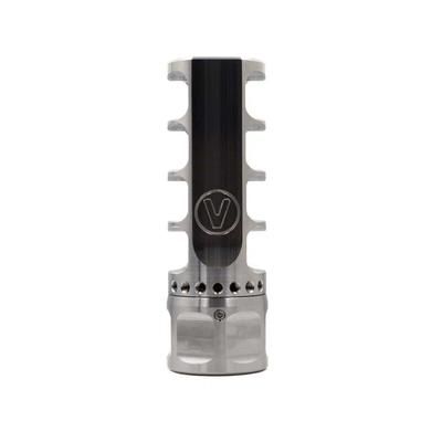 Vision Products Vulcan Brake 5/8-24 6mm / .243 Stainless steel RAW Raw Stainless Steel VISION-433