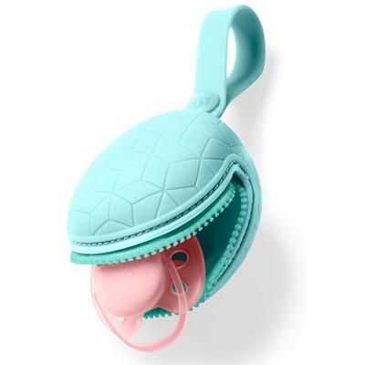 Skip Hop Grab & Go Silicone Pacifier Holder - Teal
