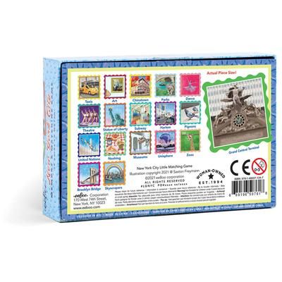 eeBoo Little Memory & Matching Game - New York City