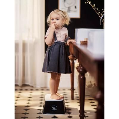 BabyBjorn Step Stool - Black / White