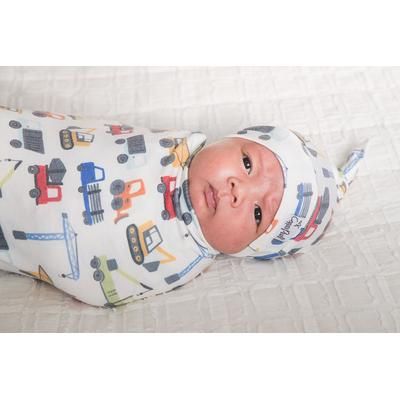Copper Pearl Knit Swaddle Blanket - Diesel