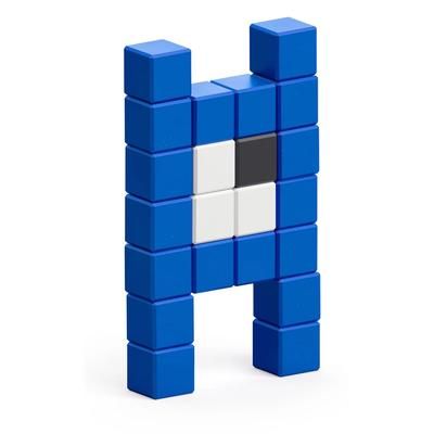Ukidz PIXIO Mini Monster Gatez - 22 Magnetic Blocks in 3 Colors