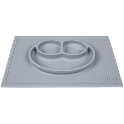 EZPZ Happy Mat Placemat & Plate - Pewter