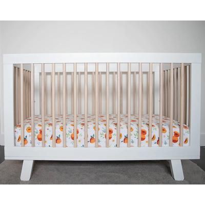 Little Unicorn Cotton Muslin Fitted Crib Sheet - Georgia Peach