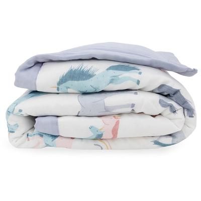Little Unicorn Cotton Muslin Toddler Comforter - Unicorns