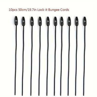 TEMU 4/10pcs 56cm Heavy Duty Adjustable Rope Lock Polyester Binding Rope, Suitable For Motorcycles, Goods, Camping, Trailers, Bicycle Luggage Racks, Suitcases, Etc