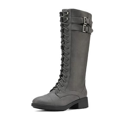 Medievale Rinascimento Scarpe Stivali al ginocchio Costume Per uomo Per donna Costumi da pirata Stile Steampunk Mascherata Festa / Sera LARP Fiera Rinascimentale Adulti Scarpe