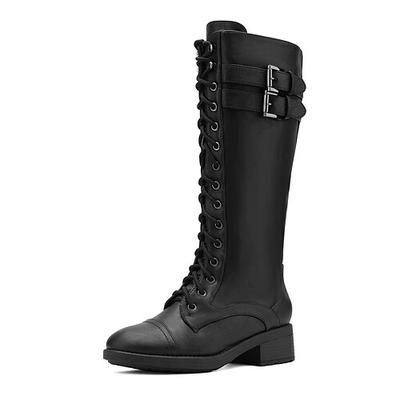 Medievale Rinascimento Scarpe Stivali al ginocchio Costume Per uomo Per donna Costumi da pirata Stile Steampunk Mascherata Festa / Sera LARP Fiera Rinascimentale Adulti Scarpe