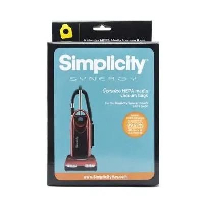 Simplicity Genuine SPH-6 HEPA Bag, Type P Synergy S40 Series and Riccar R40 Series Compatible SPH-6, 24 Pack