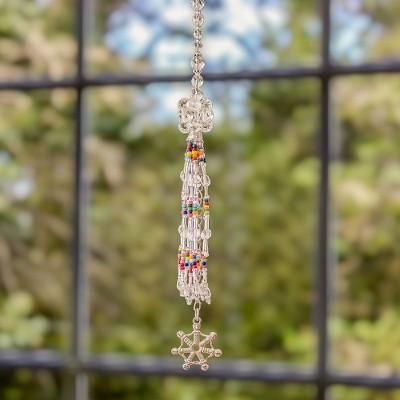 Worry Doll,'Worry Doll-Themed Crystal and Glass Beaded Suncatcher'