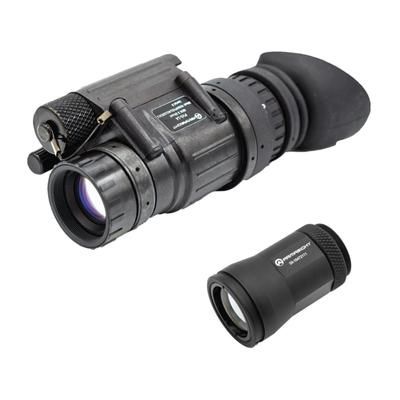 Armasight PVS-14 Multi-Purpose Night Vision Monocular w/ 3x Lens Bravo Gen 3 Ghost White Phosphor IIT Black Black NAMPVS1401G9DABB1