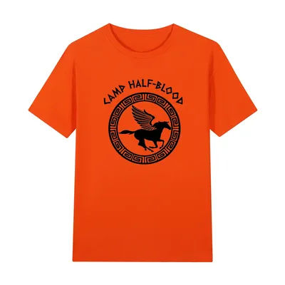 Percy Jackson Camp demi-sang Vintage T-shirt coton hommes T-shirt nouveau T-shirt femmes hauts