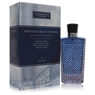 Venetian Blue Intense For Men By The Merchant Of Venice Eau De Parfum Spray Concentree 3.4 Oz