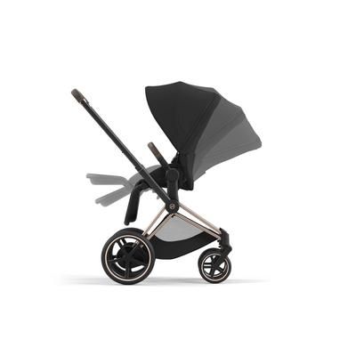 Cybex ePriam 2 Electronic Assist Stroller (One Box) - Rose Gold / Sepia Black