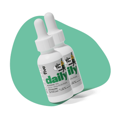 microdose mint chocolate 2mg thc drops