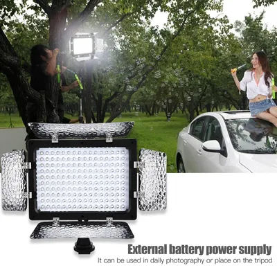 Photography Lamp Photography Light Video Light W160 Video Photography Light Lamp Panel 6000K LED for