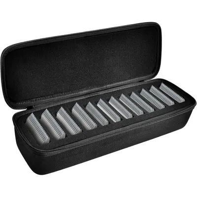 Grooming Clipper Blade Case, 12 Slots Storage Holder Organizer Compatible with Osterl Clipper Guards, Andis Blades