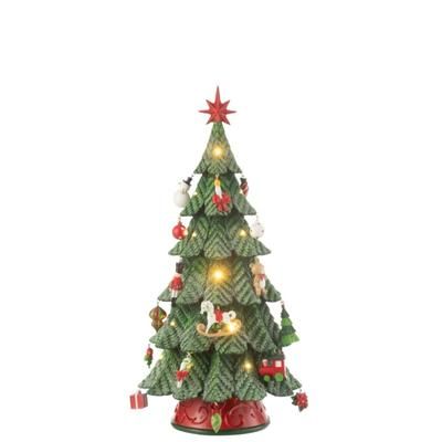 Albero di Natale con luci a LED in policarbonato multicolore 24.5*24.5