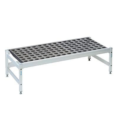 Fermod 1R59A12 59" Fermostock Stationary Dunnage Rack w/ 600 lb Capacity, Aluminum