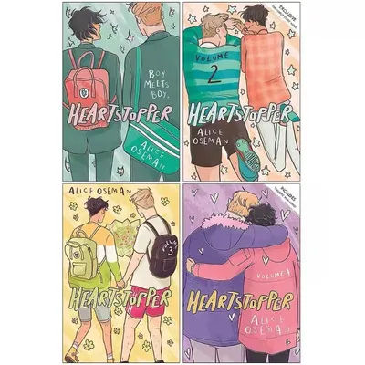 Heartstopper Series Volume 1-4 Books Set By Alice Oseman Heartstopper Series Volume 1-4 Books Set By Alice Oseman
