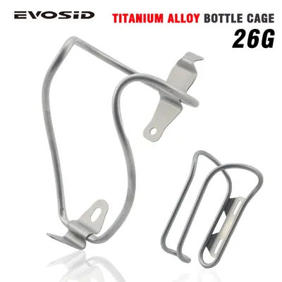 EVOSID Ultralight Titanium Bicycle Water Bottle Cage Bottle Holder MTB Road Bike Bottle Bracket Bottle Rack Holder