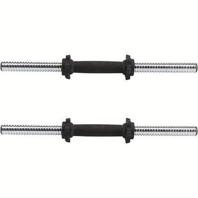 TEMU Dumbbell Bar Pair 48cm Universal Dumbbell Set Adjustable Barbell Lifting Steel Dumbell Bar For Strength Training Workout