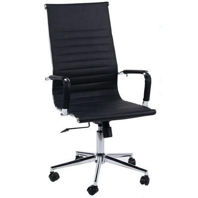 Fauteuil De Direction Favora Noir - Dossier Haut Pu - Manutan Expert