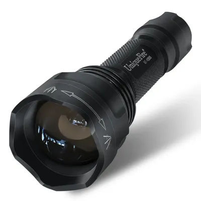 UniqueFire 1505 IR 850nm LED Flashlight 3 Modes Adjustable Focus Infrared Lamp Light Night Vision Water proof Torch For Hunting