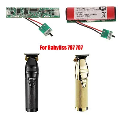 For Professional Hair Clippers Babyliss 707 787 Motherboard PCB Chip 3300mAh Battery Motherboard Set Trimmer Repair Accessories