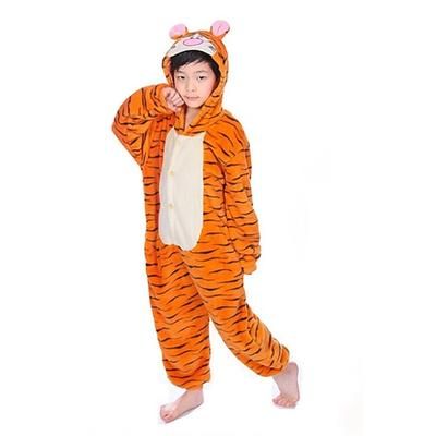 Costume da band di animali Pigiama Kigurumi Costume di fantasia Costume tutina Fantasia animale Gatto Totoro Caldo Comodo Bambini Unisex Ragazzi e Ragazze Natale Halloween Carnevale Feste Performance