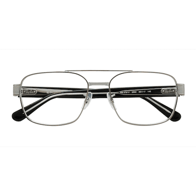Unisex s aviator Silver Acetate,Metal Prescription eyeglasses - Eyebuydirect s Ray-Ban RB3751V
