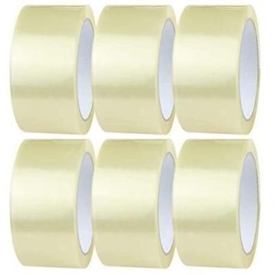 TEMU 6 Parcel Tape Strong Packing Packaging Carton Sealing Tape 48mm X 40m Sealer Rolls