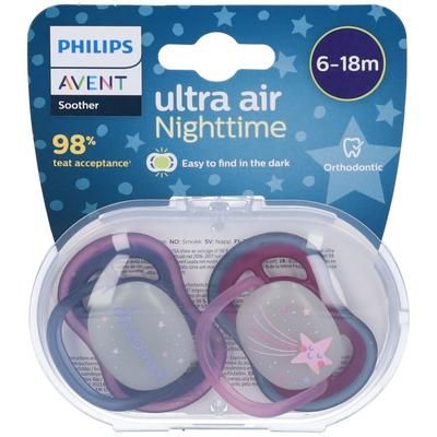 Succhietto Avent Ultra Air Night Time 6-18M Stella Cometa/Dreams