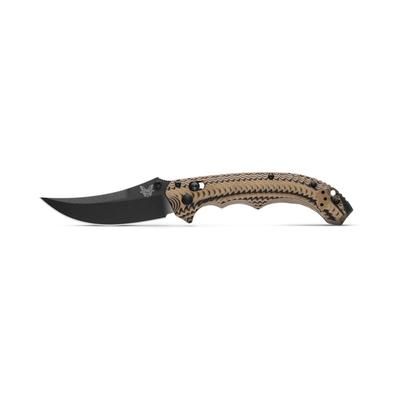 Benchmade Black Class Mini Bedlam Folding Knife 3.45in CPM S90V Stainless Steel G10 Black/Coyote/Olive Drab 865BK-01