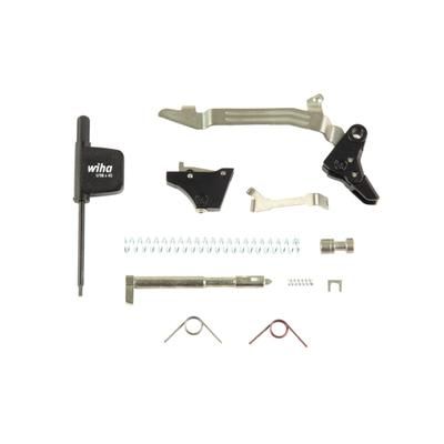 Timney Triggers Ultimate Builder's Kit Pivot Trigger 2.5-3 LB Pull Weight Fits GLOCK Generation 3/4 NP3 Coated Black AlphaGlockPivot3-4-UBK-Black