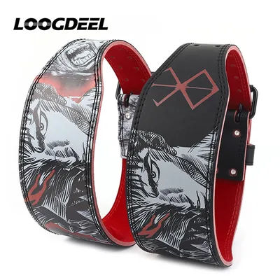 LOOGDEEL Waist Support Belt Lower Back Breathable Fitness Weightlifting Dumbbell Lumbar Waistband Support Sports Belt Women Men