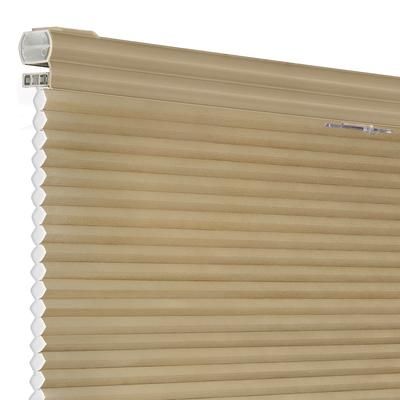 Wide Width Cordless Top-Down Honeycomb Cellular Pleated Shade by BrylaneHome in Wheat (Size 27" W 64" L)