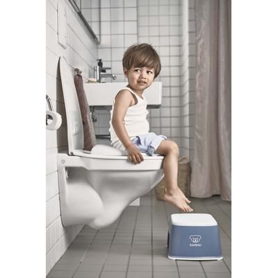 BabyBjorn Step Stool - Deep Blue/White