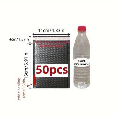TEMU 50pcs Poly Bubble Mailers, Padded Envelopes, Pe Cushion Shipping Bags For Jewelry, Cosmetics, Small Business Mailing - Multipurpose For Weddings, Valentines, Thanksgiving, Christmas, Halloween