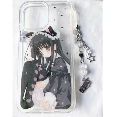 Clmj Anime Cute Maid Girl Luxury Phone Case For Samsung A16 A06 A55 A35 A15 A54 A34 A24 A14 A04 A13 A53 A33 Clear TPU Back Cover