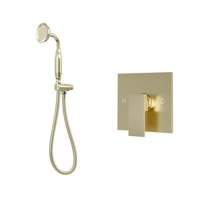Randolph Morris Tranquil Round Handheld Pet Shower with Square Valve RMAS-VSQ1F-HSR01-EUR01-BB