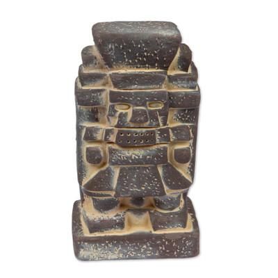 Tlaloc,'Ceramic Figurine of an Aztec God from Mexico'