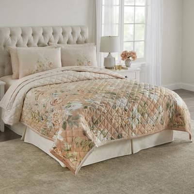 Franchine Quilt Set by BrylaneHome in Sand (Size FL/QUE)